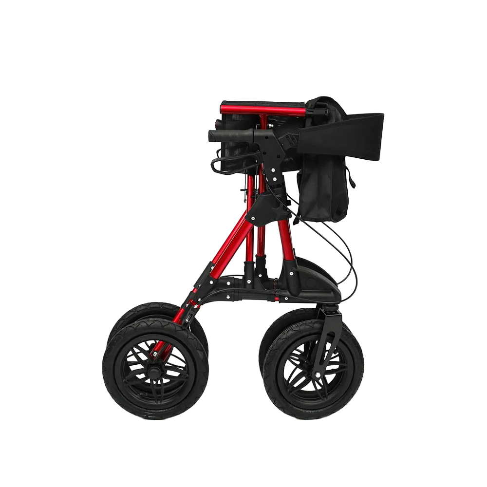 Manufacturer Direct Supply of Durable Walkers with Standard Black Bag and X Fold Mechanism
