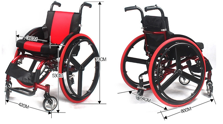 High-Quality Manual Wheelchair MY-R109 with 24