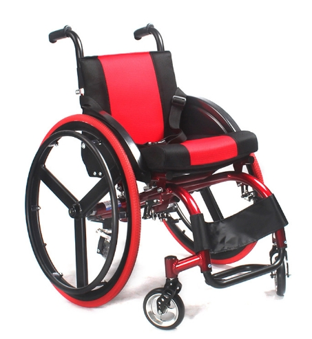 High-Quality Manual Wheelchair MY-R109 with 24" Rear Wheels and Fixed Armrests for Adults
