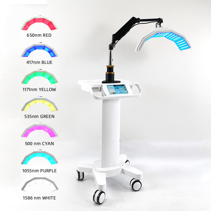 7 Color LED PDT Light Therapy Machine for Skin Rejuvenation and Acne Treatment