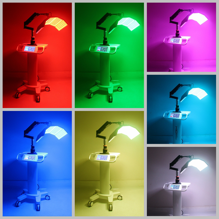 7 Color LED PDT Light Therapy Machine for Skin Rejuvenation and Acne Treatment
