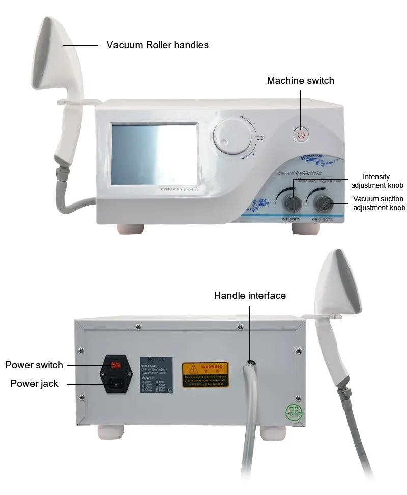 High Power Vacuum Roller Massage Machine with 35 Treatment Programs for Body Sculpting