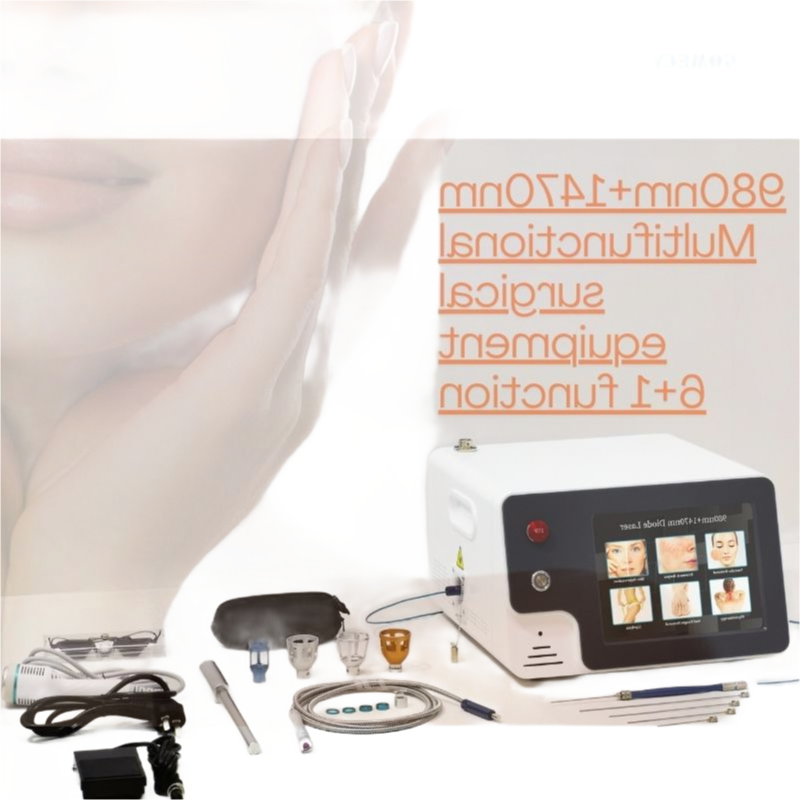 Medical Grade 980nm Laser Equipment for Spider Vein Treatment and Skin Rejuvenation