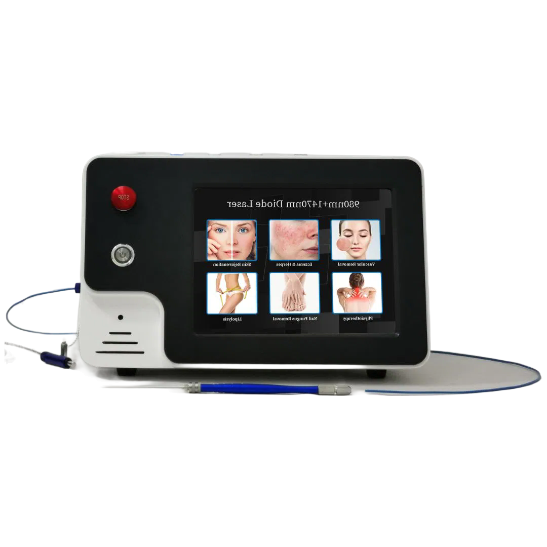 Multifunctional 980nm+1470nm Laser Machine for Nail Fungus Reduction and Vein Removal Surgery