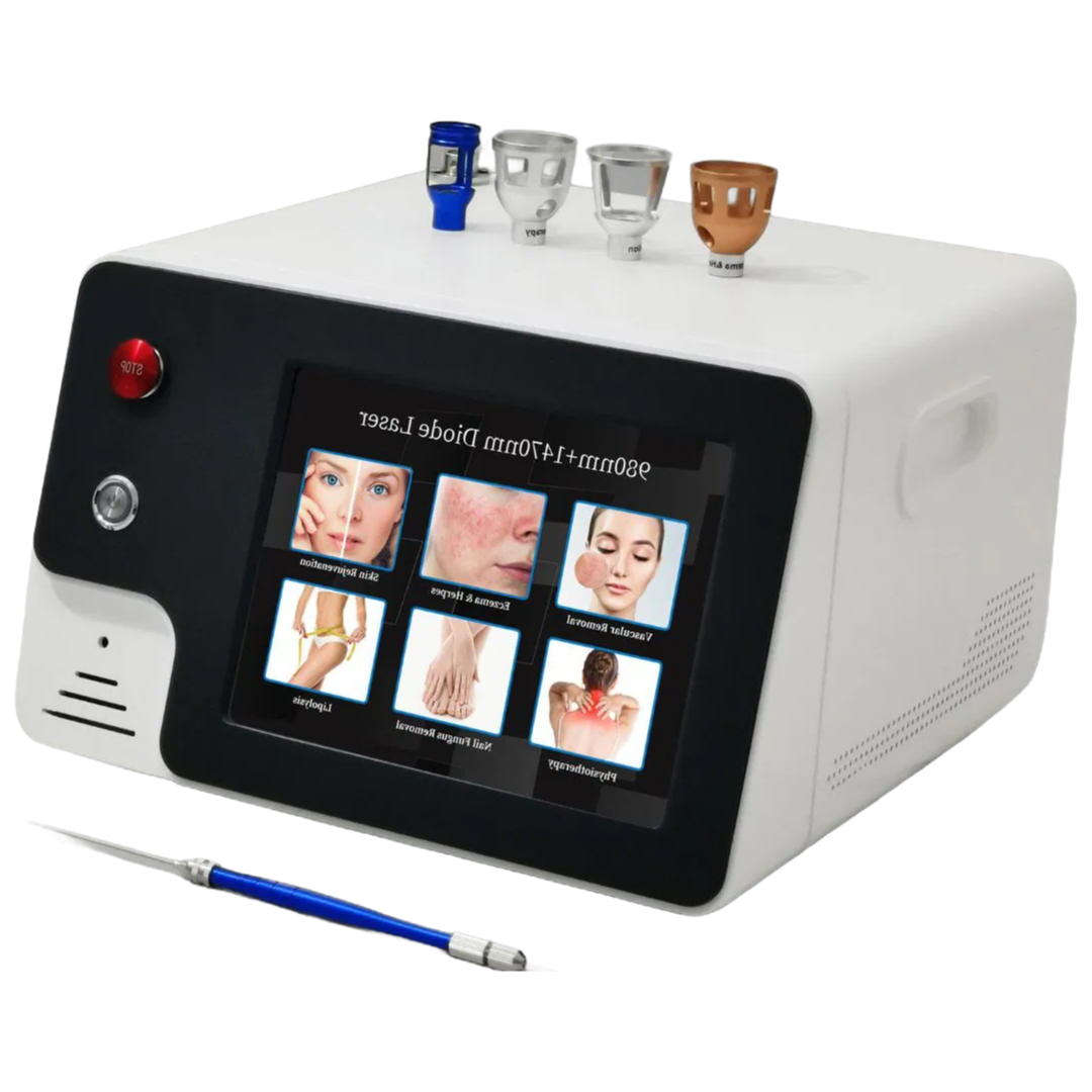 Multifunctional 980nm+1470nm Laser Machine for Nail Fungus Reduction and Vein Removal Surgery