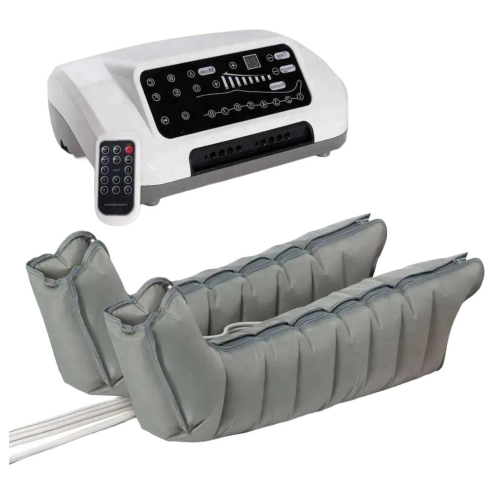 Customizable Leg Massager with Far Infrared and Low-Frequency Stimulation for Home Use