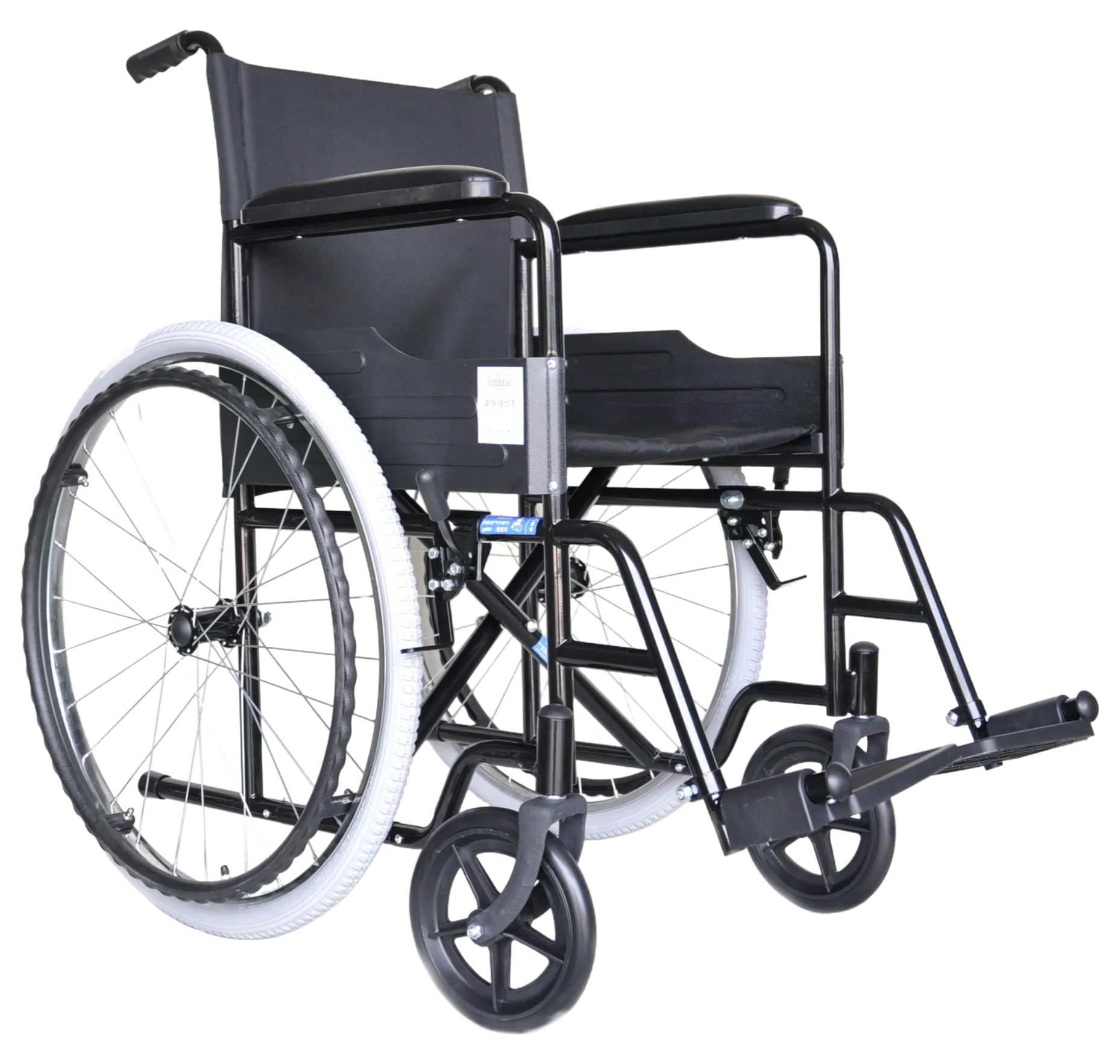 Factory Supply Best Quality Detachable Armrest & Footrest Aluminum Wheelchair, 18'' Seat Width, Folding, CE/FDA/ISO Certified