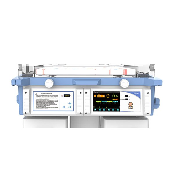 CE Certified Pediatric Incubator with Double Wall Hood and Multiple Safety Alarms