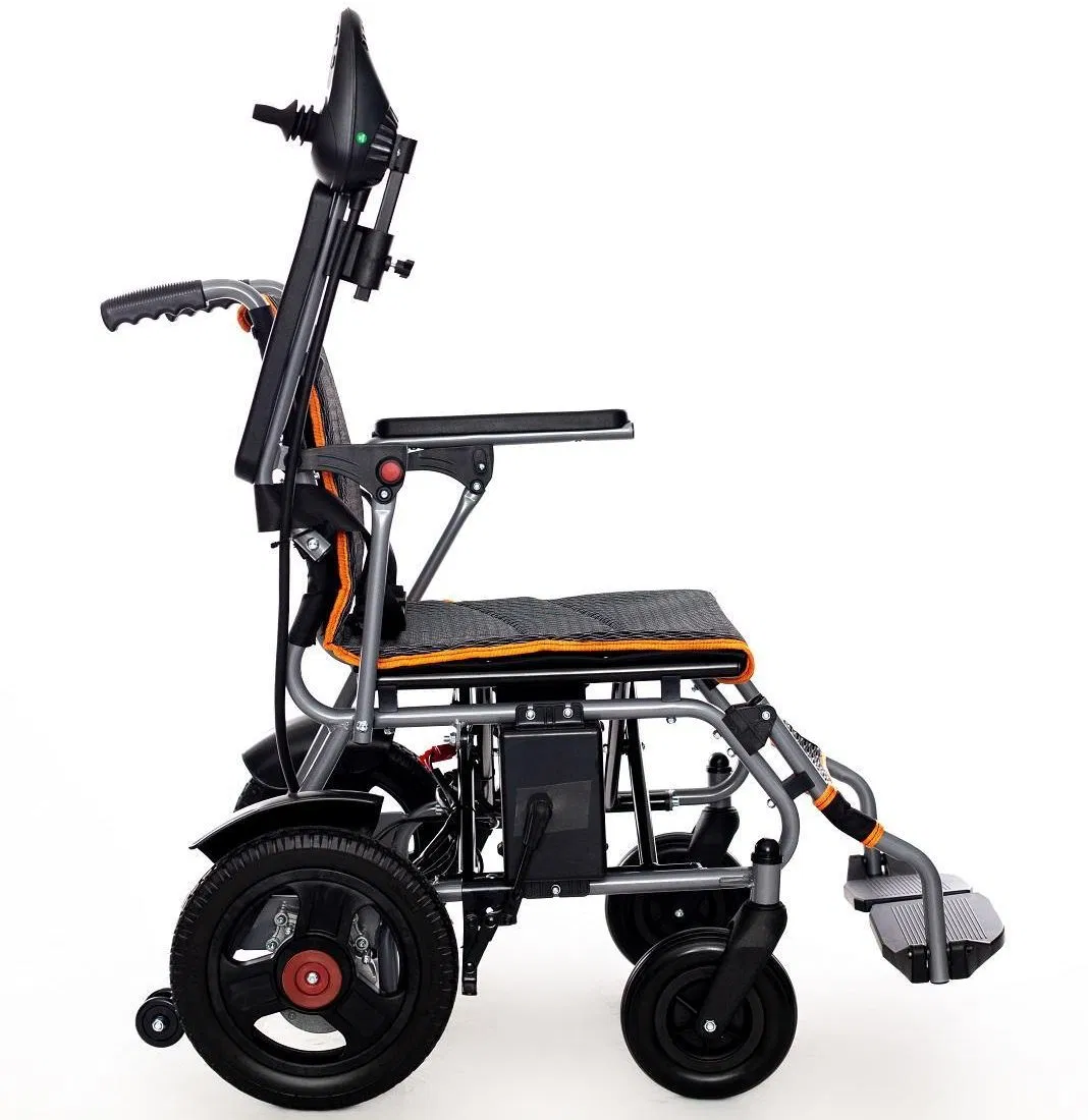 Heavy Duty Electric Wheelchair 120kg Capacity with 15km Range for Patient Care