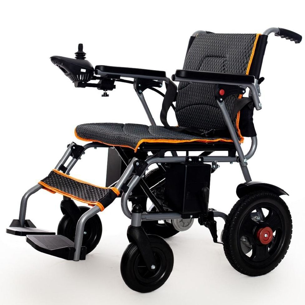 Heavy Duty Electric Wheelchair 120kg Capacity with 15km Range for Patient Care