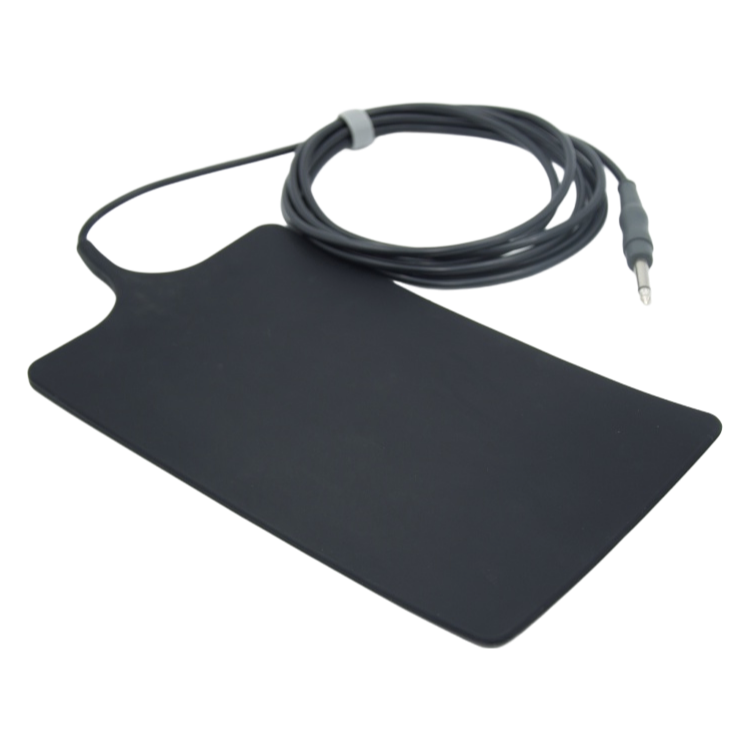 Supply Reusable Silicon Patient Plate Diathermy ESU Grounding Plate 6.3 Connector | Factory, Wholesale, Custom Design & CE/ISO Certified
