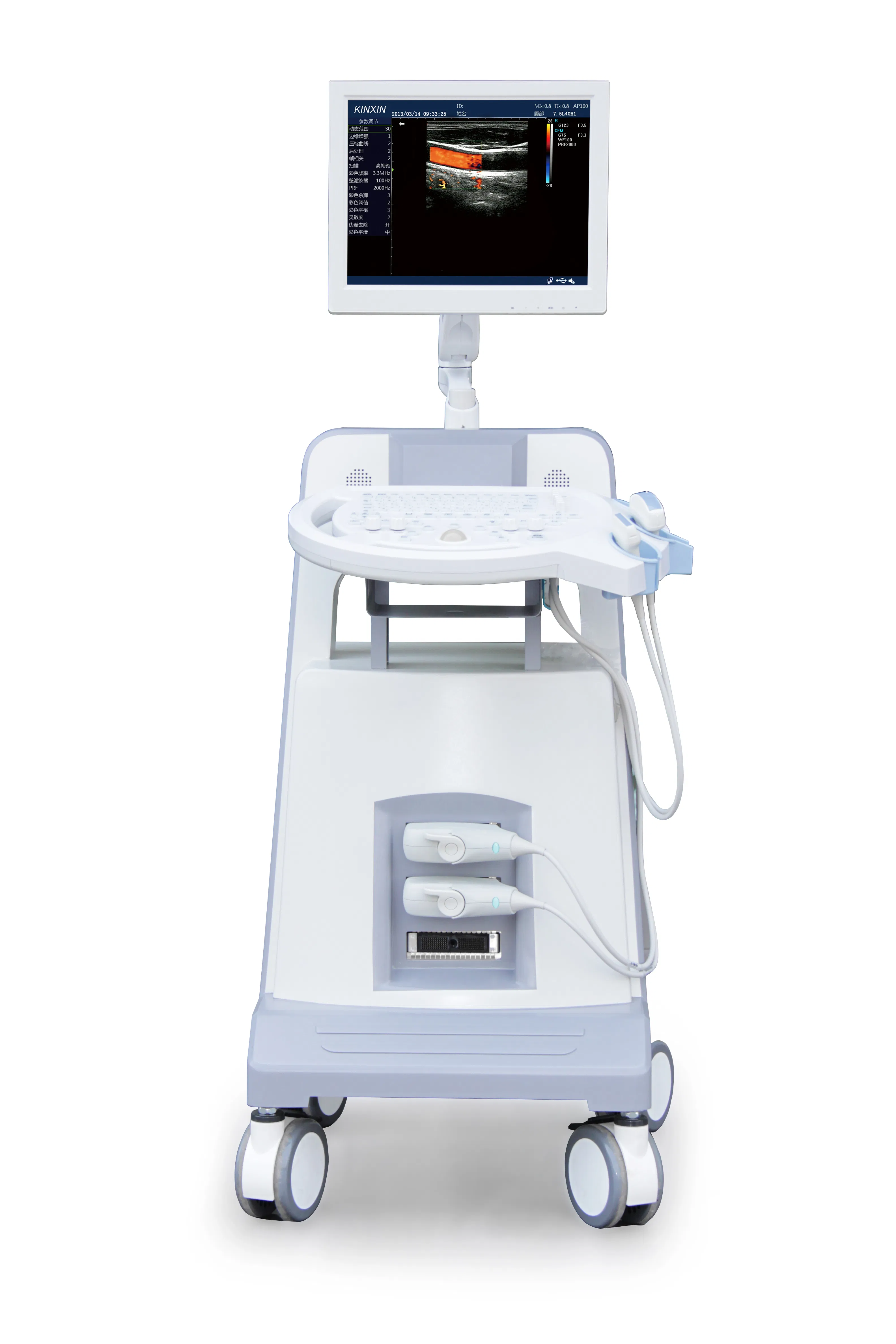 High Performance DCU7 Color Doppler Ultrasound System with Multi-Frequency Probes