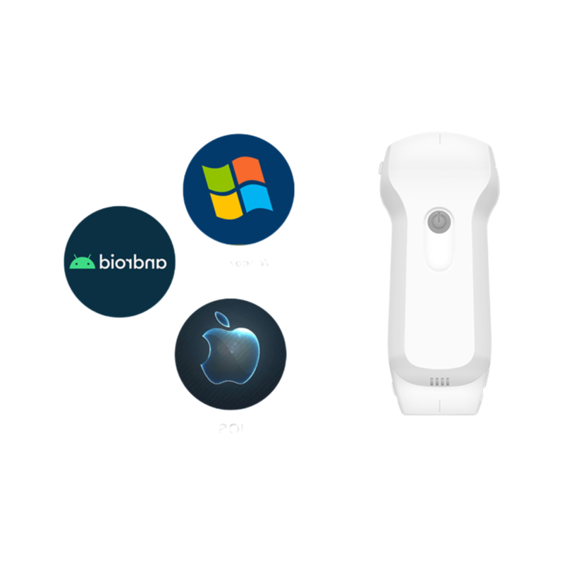Konted C10RL Dual-Probe Wireless Ultrasound Scanner with Convex Linear Cardiac Probes for Medical Imaging