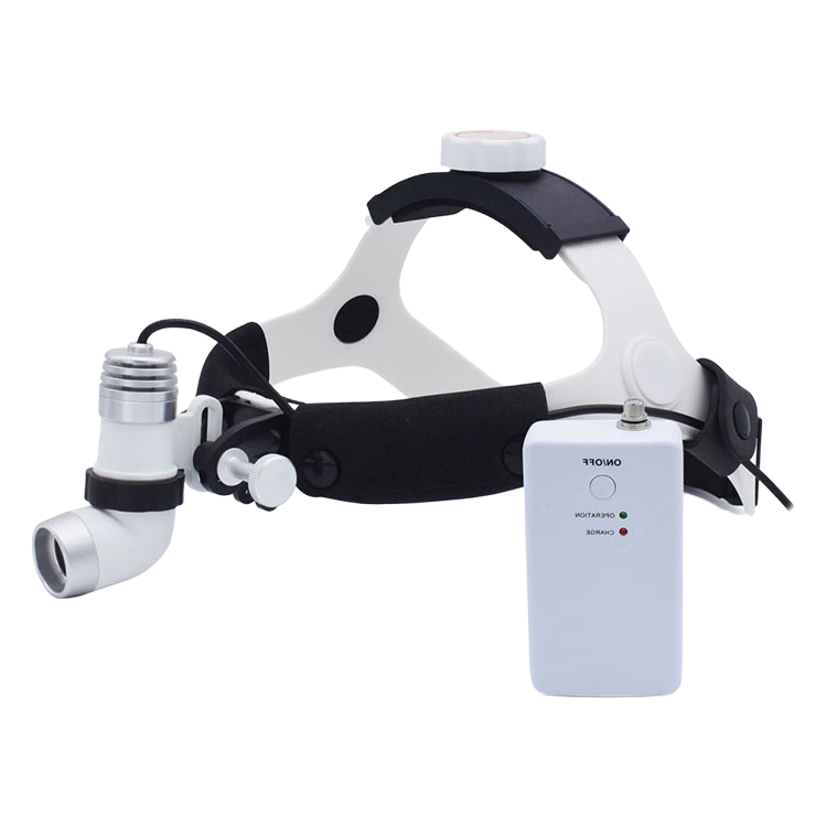 High Quality Wireless LED Dental Headlight for Medical ENT Clinics with 20000Lux Illumination
