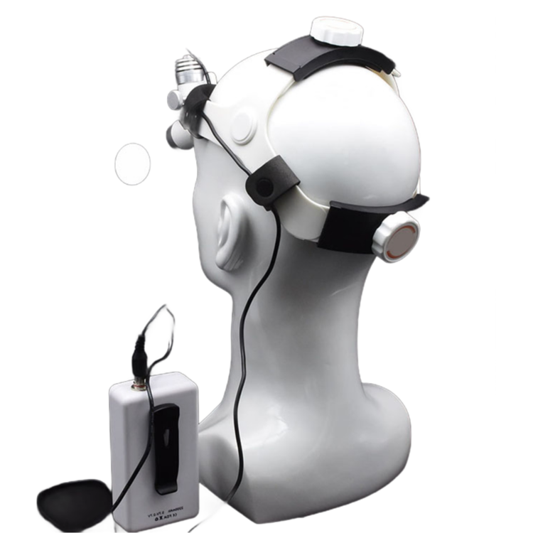 High Quality Wireless LED Dental Headlight for Medical ENT Clinics with 20000Lux Illumination