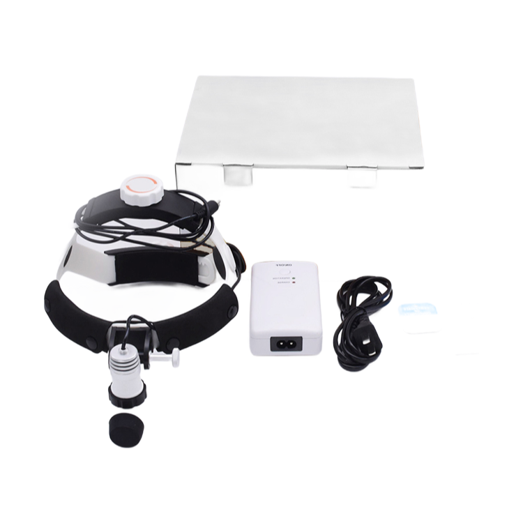 High Quality Wireless LED Dental Headlight for Medical ENT Clinics with 20000Lux Illumination