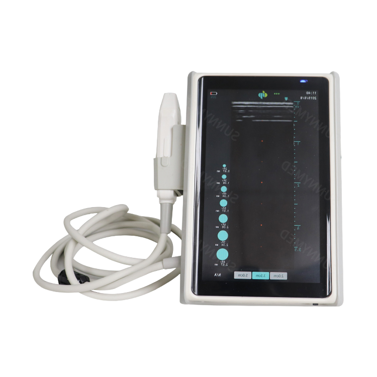 Portable 7 Inch LCD Ultrasound Scanner Sy-AB49 with Real-Time Measurement for Medical Imaging