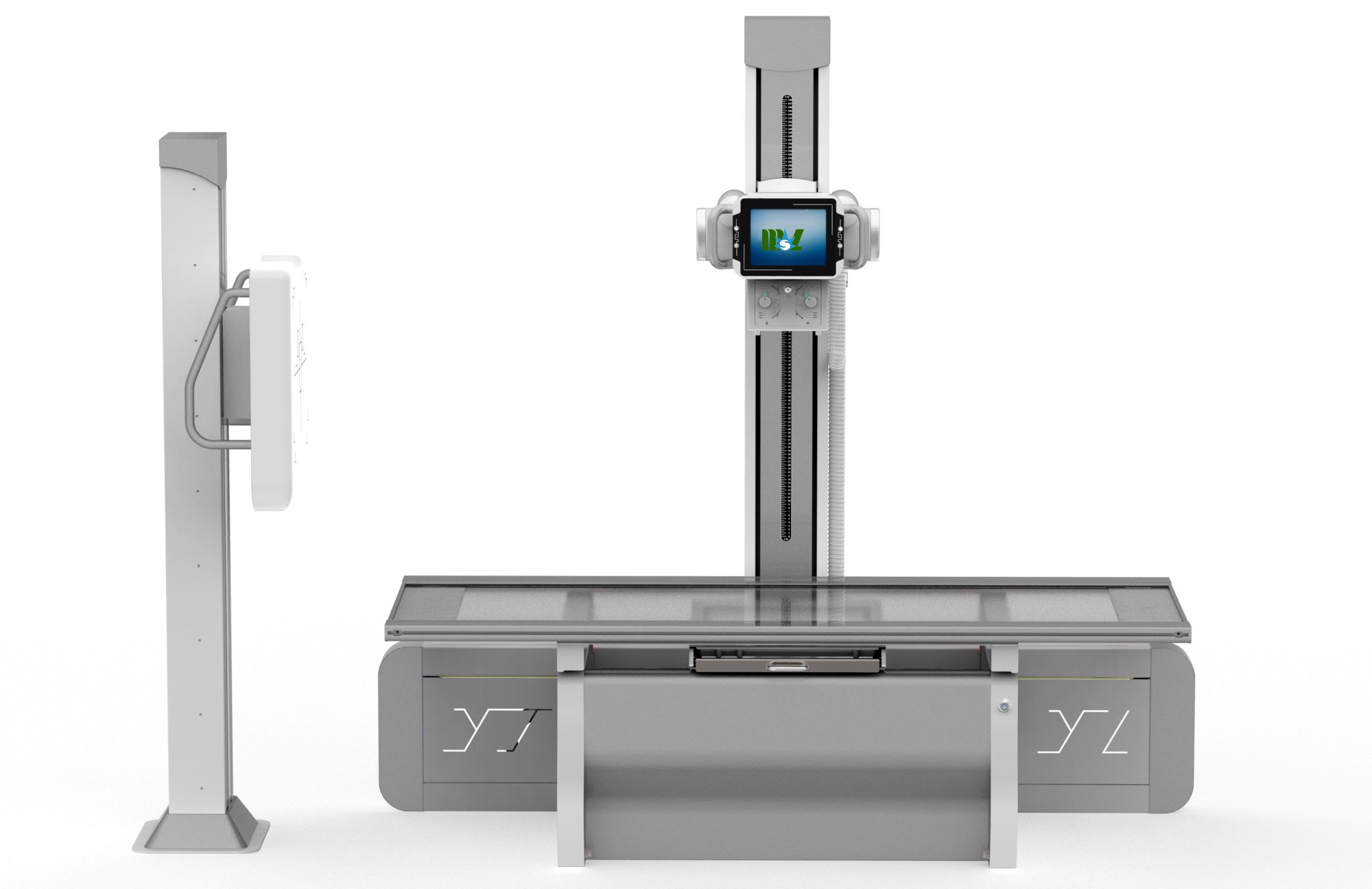 High Frequency Digital X-Ray Machine 50kw with Flat Panel Detector - Medical Diagnostic Imaging Equipment