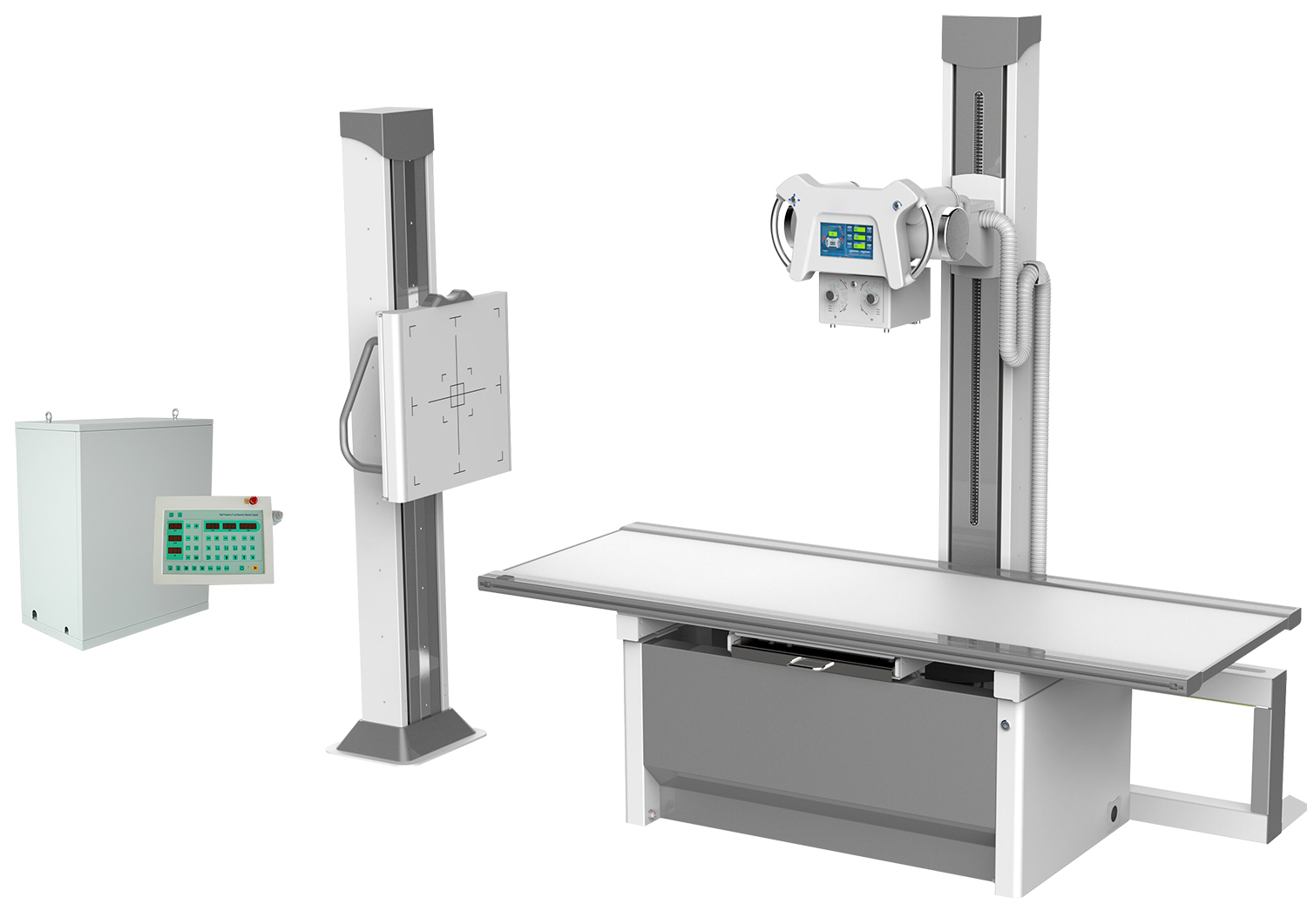 High Frequency Digital X-Ray Machine 50kw with Flat Panel Detector - Medical Diagnostic Imaging Equipment