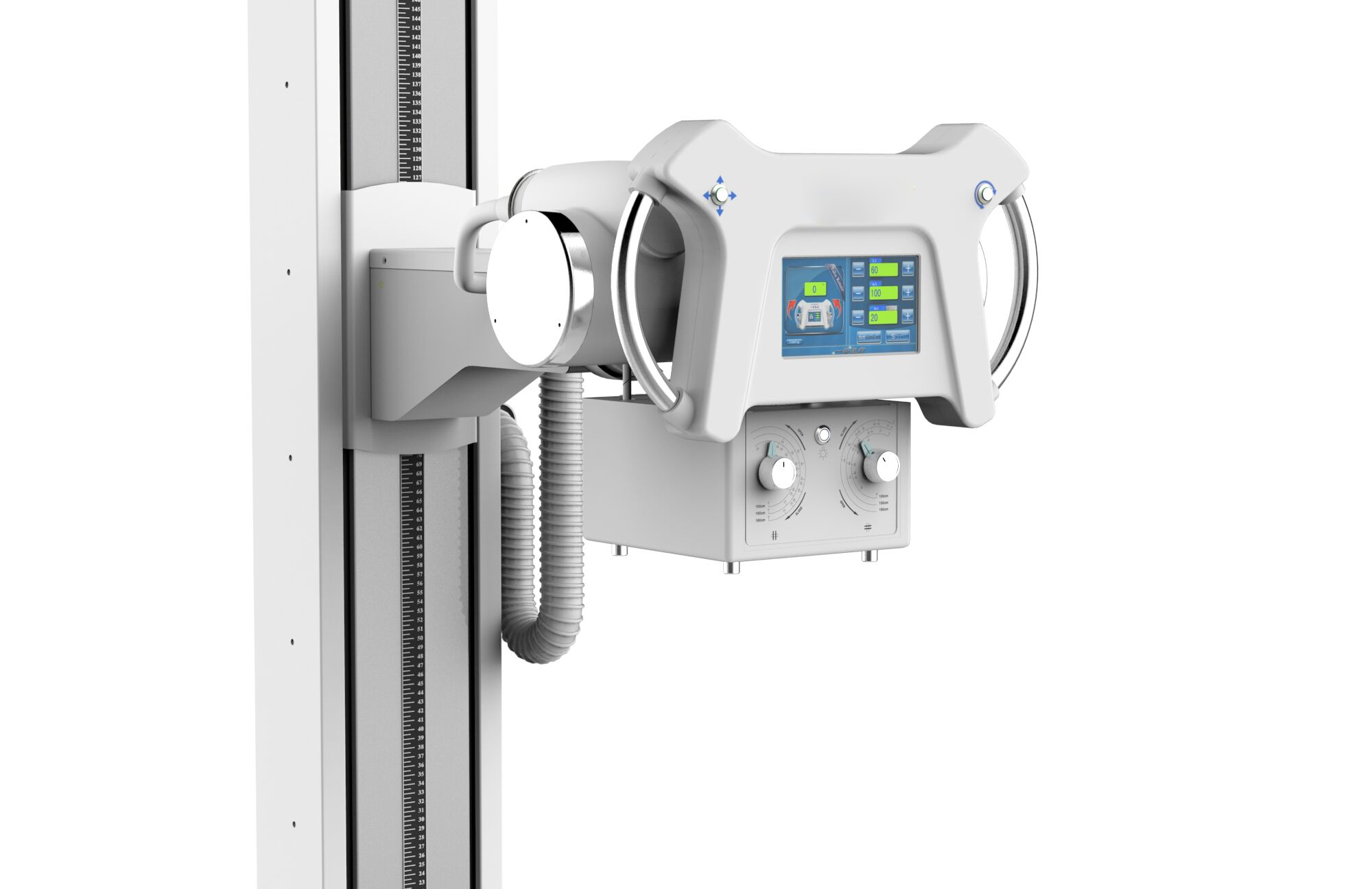 High Frequency Digital X-Ray Machine 50kw with Flat Panel Detector - Medical Diagnostic Imaging Equipment