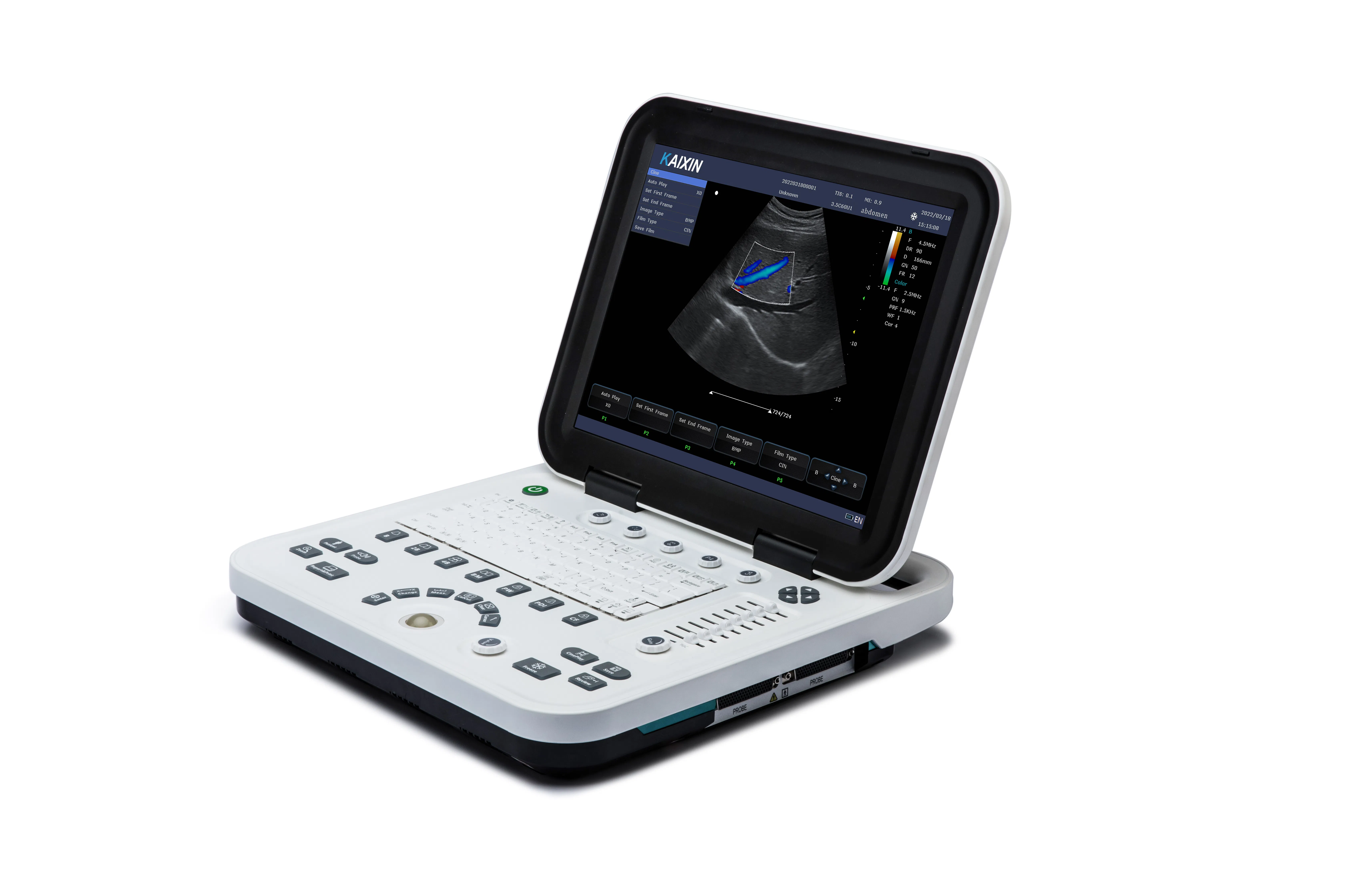 Customizable KU1 Medical Ultrasound Scanner with Convex and Linear Probes