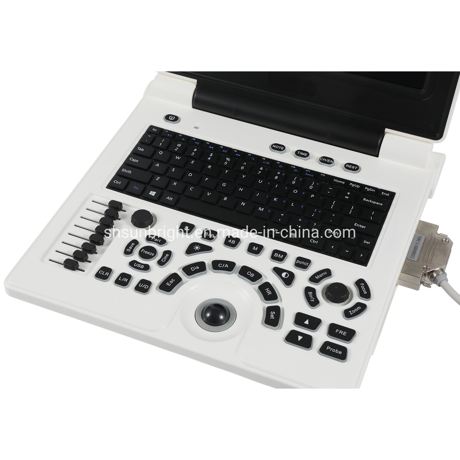 SUN-806H Portable Handheld Ultrasound Machine - 12.1" LED Display Medical Diagnostic Equipment with 256 Grey Scale