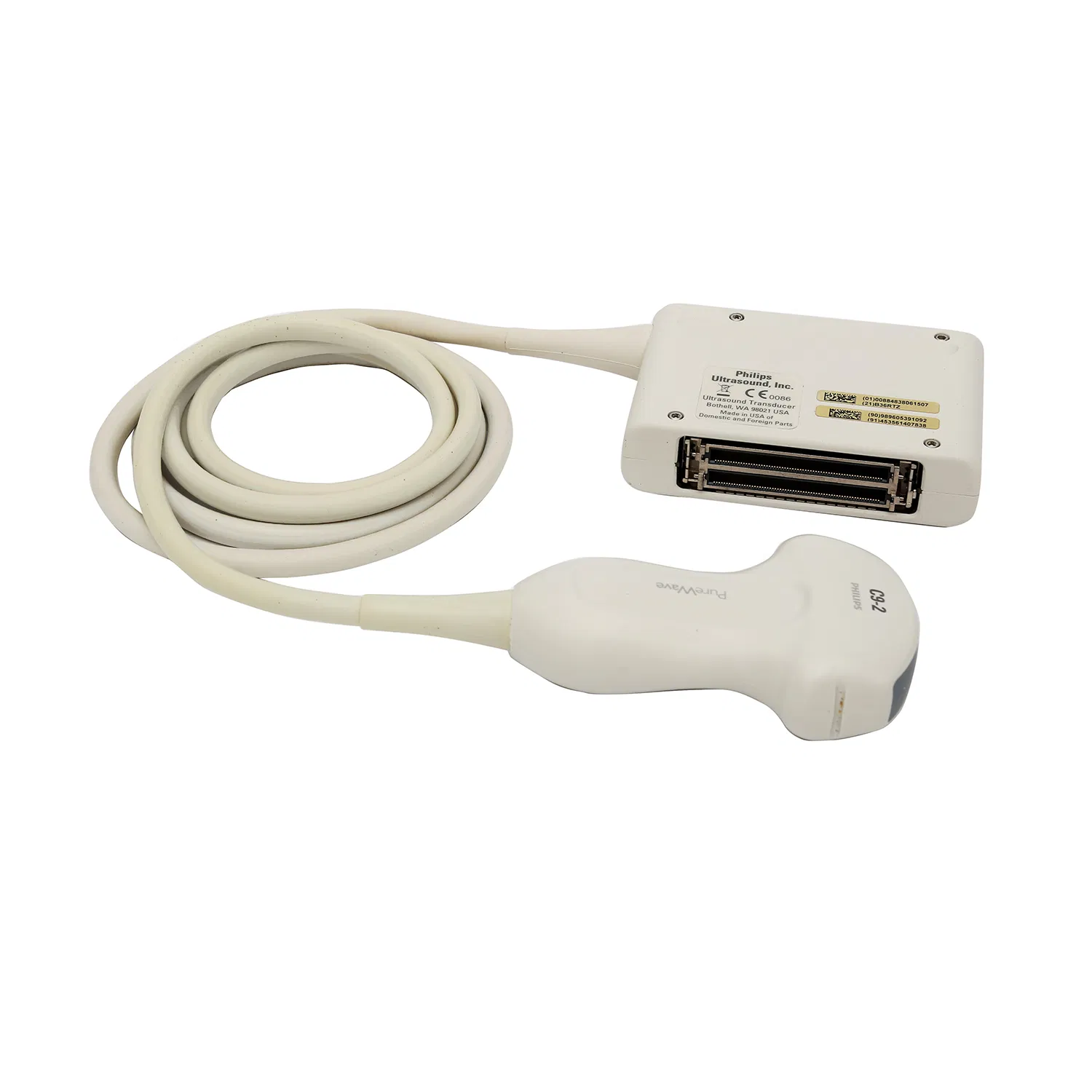 High Quality Philips C9-2 Convex Ultrasound Transducer Probe for Medical Diagnostic Equipment
