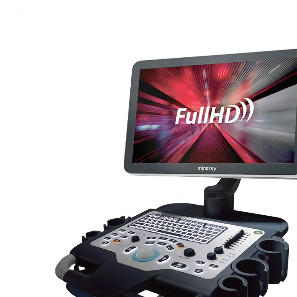 High Quality 3D 4D Trolley Color Doppler Ultrasound Machine with 21 Inch Display for Medical Diagnosis