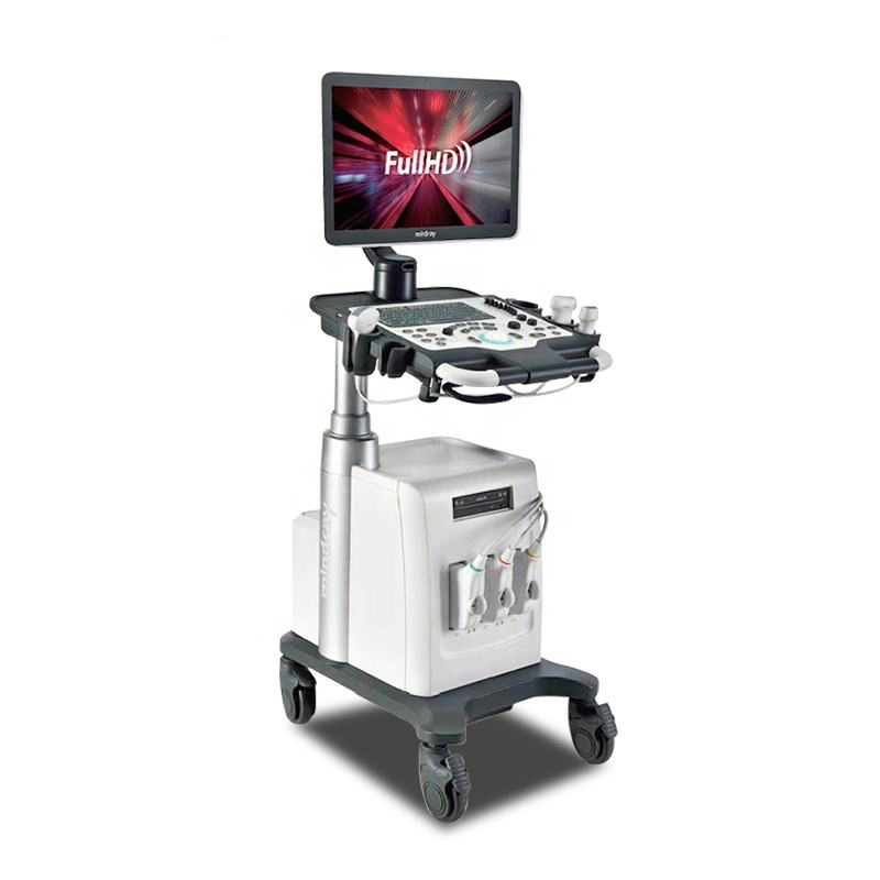 High Quality 3D 4D Trolley Color Doppler Ultrasound Machine with 21 Inch Display for Medical Diagnosis