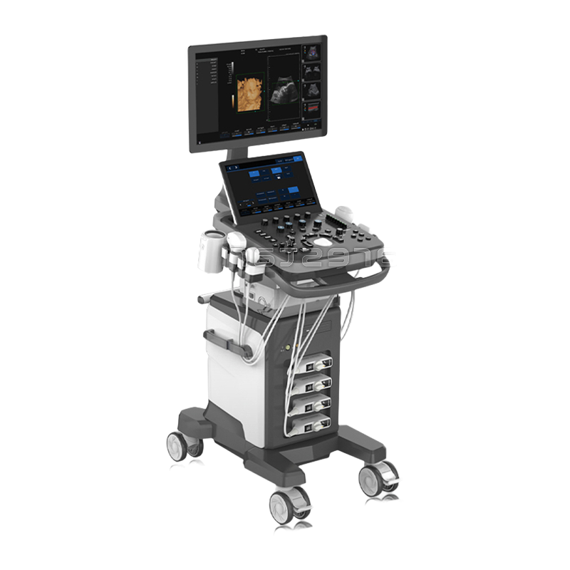 High-Performance Hospital Trolley Ultrasound Machine with 21.5-Inch Monitor and Touch Screen