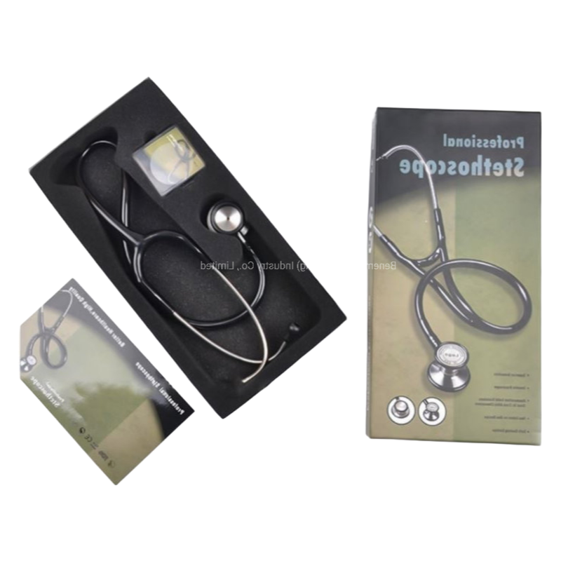 Double-Headed Stainless Steel Stethoscope - Professional Medical Diagnostic Equipment with CE/FDA Certification