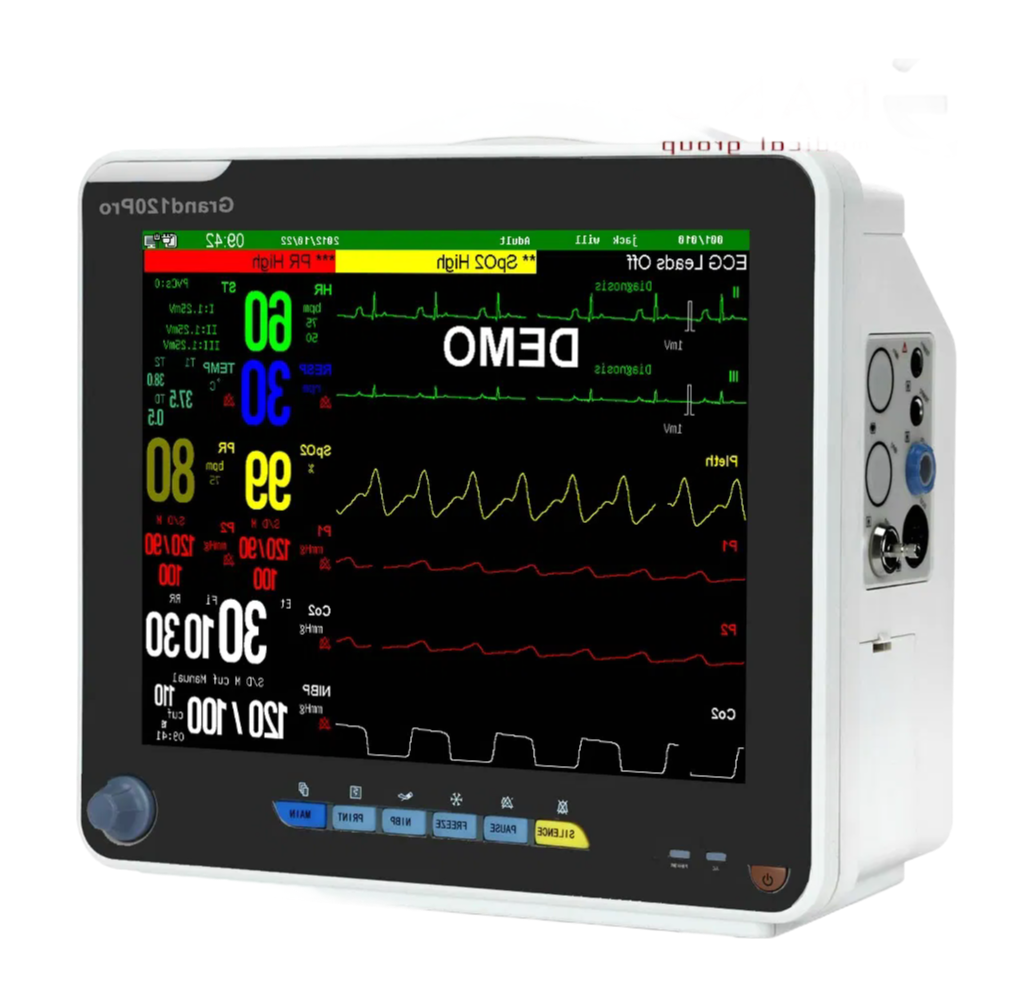 Customizable Hospital Patient Monitor with 4400mAh Battery and Wireless Connectivity Options