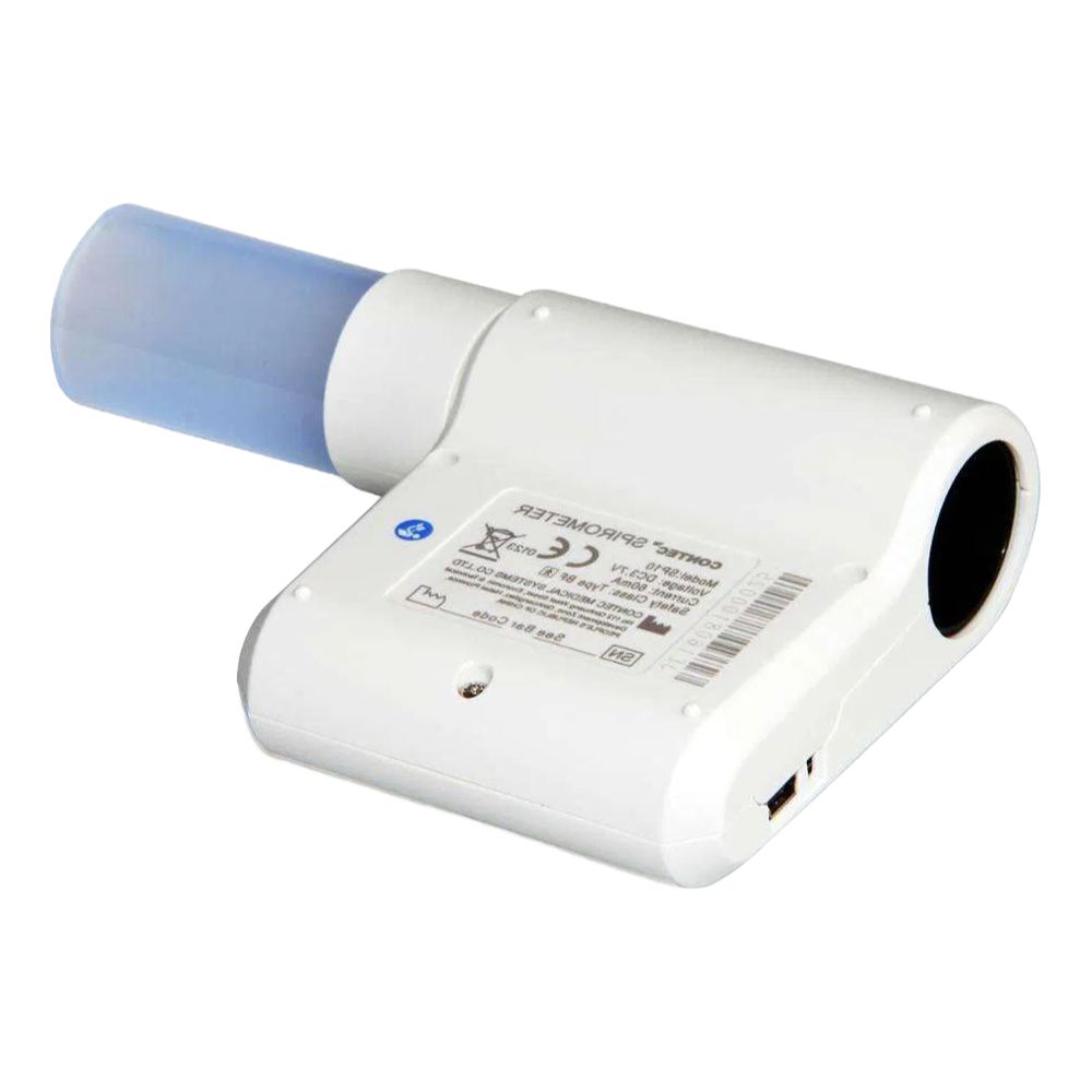 Portable Digital Spirometer with Flow-Volume Chart and Data Storage Function