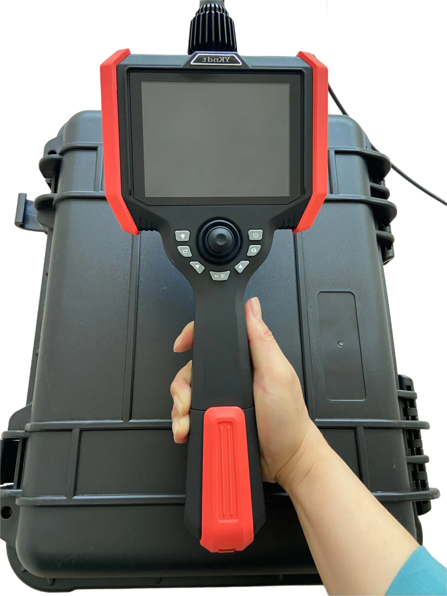 Handheld Industrial Video Endoscope with 4mm Dual Lens and 1M Cable for NDT Inspection