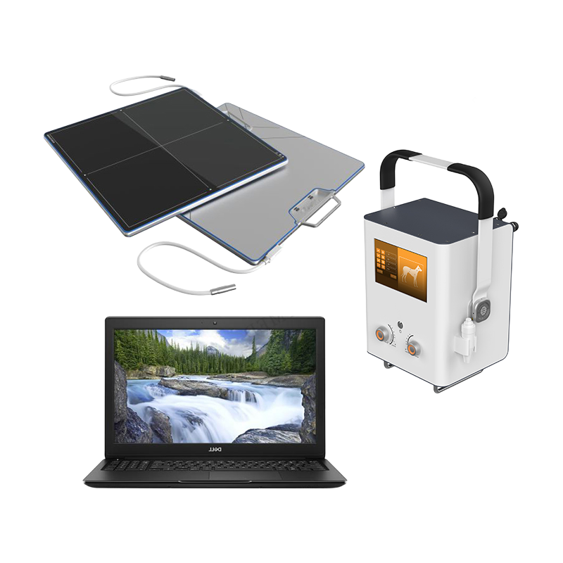 CE Certified Veterinary X-Ray Equipment with 14x17 Inch Flat Panel Detector