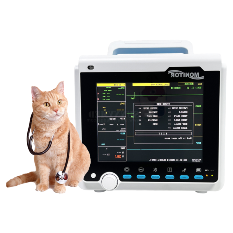 Multi-Parameter Veterinary Patient Monitor SY-W003 – Factory Supply, Wholesale, Custom Order with ECG SpO2 NIBP