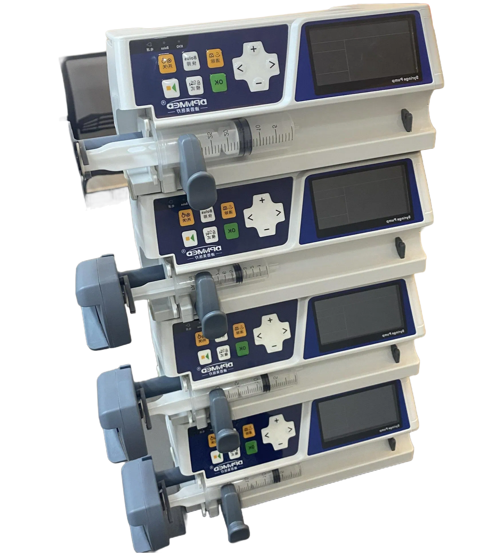 ISO13485 Certified Medical Syringe Pump with Ultrasound Air Bubble Detection
