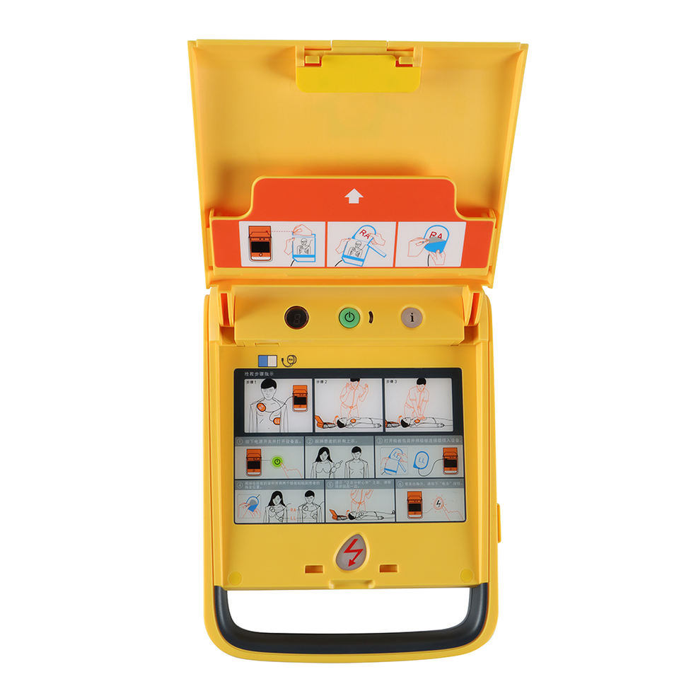 Professional Semi-Automatic External Defibrillator AED Equipment with IP55 Water Dust Resistance