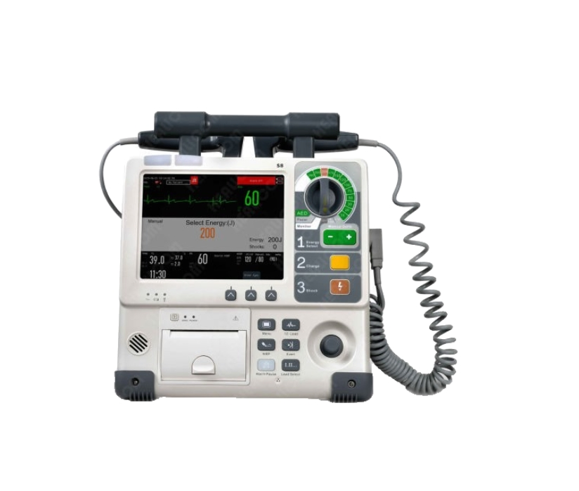 S8 Biphasic Defibrillator Monitor with 360J Energy Selection for Emergency Cardiac Care