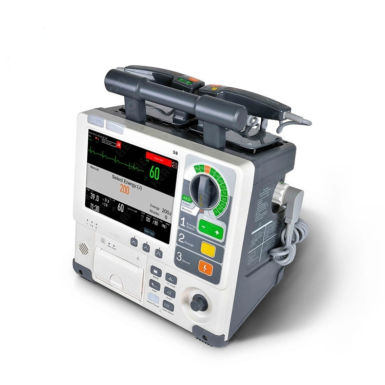 S8 Biphasic Defibrillator Monitor with 360J Energy Selection for Emergency Cardiac Care