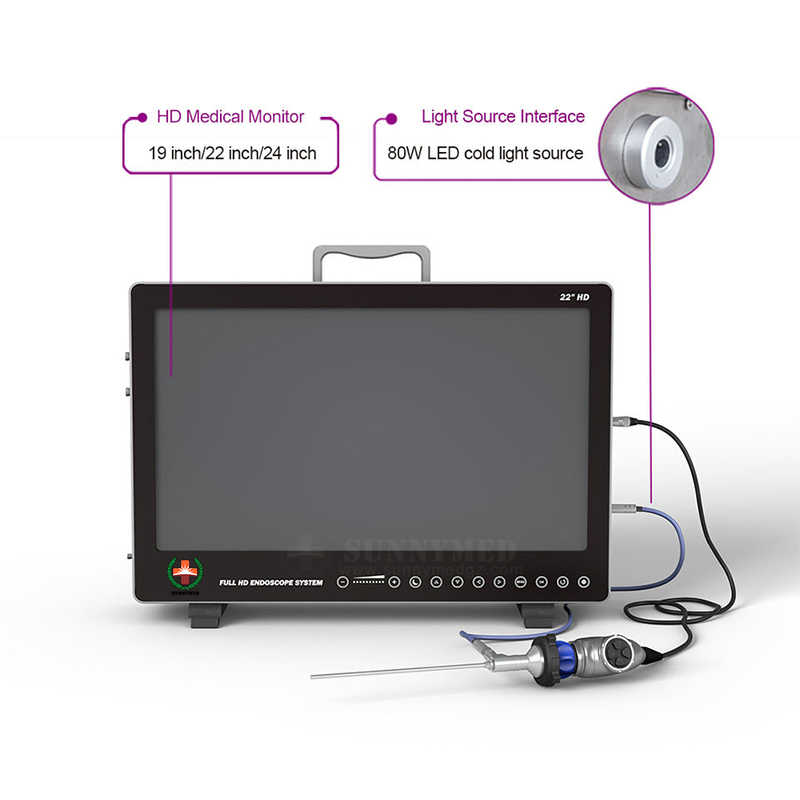 22 Inch HD Endoscope Camera System for ENT and Medical Diagnostic Applications
