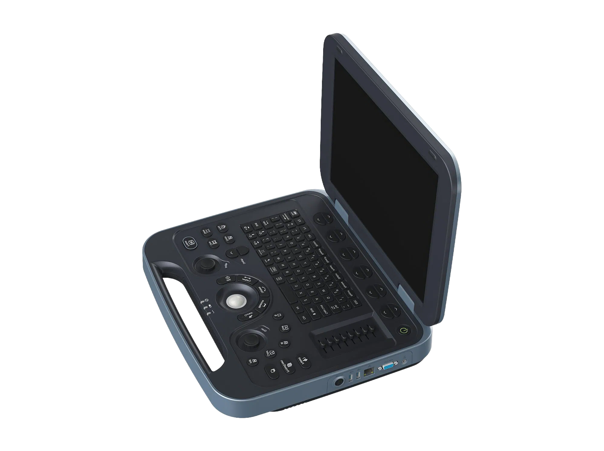 Portable B/W Ultrasound Scanner Machine AU-Y15 with 15-Inch HD Display for Medical Diagnosis