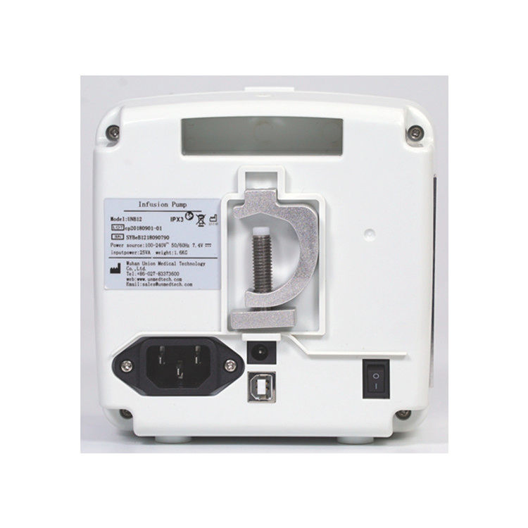 OEM/ODM Medical Grade Infusion Pump UNB12 with Air Bubble Detection CE Certified