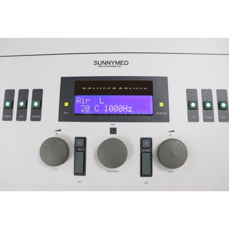 Advanced Digital Signal Processing Pure Tone Audiometer SY-G055-1 with LCD Display