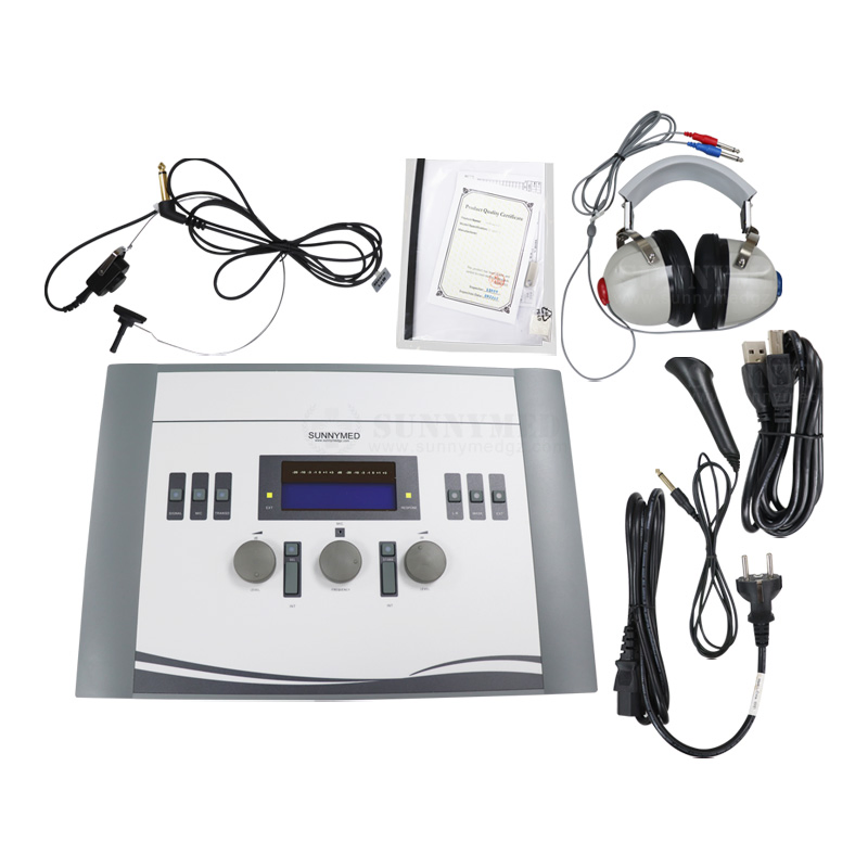 Advanced Digital Signal Processing Pure Tone Audiometer SY-G055-1 with LCD Display