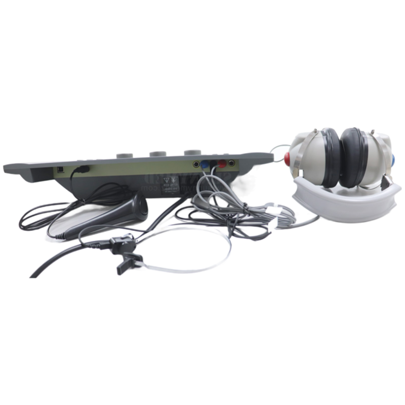 Medical Grade Audiometer with Air/Bone Conduction Testing 125Hz-8000Hz Range