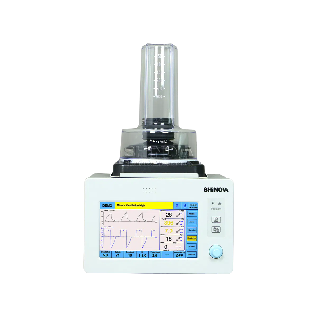 Professional Veterinary Anesthesia Ventilator Machine - LifeSaver-D Model for Animal Surgery
