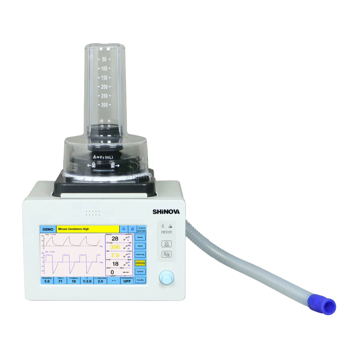 Professional Veterinary Anesthesia Ventilator Machine - LifeSaver-D Model for Animal Surgery