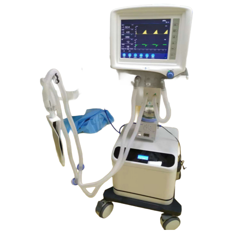 Advanced Anesthesia Ventilator Equipment with 10.4" LCD Display and Safety Alarms