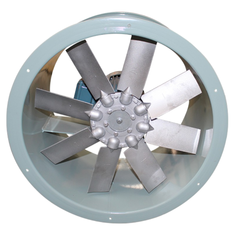 Low Noise BYT Axial Flow Fan with Adjustable Blades for Wood Drying Kiln Applications